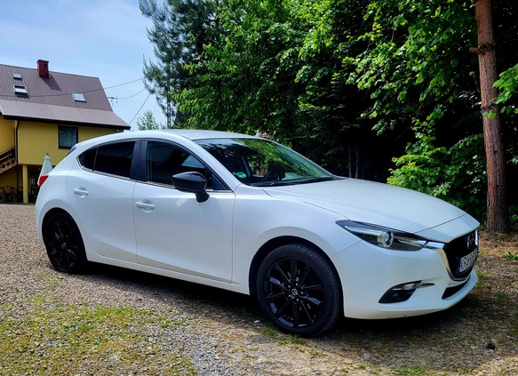 Mazda 3 cena 62900 przebieg: 102000, rok produkcji 2017 z Węgrów małe 232